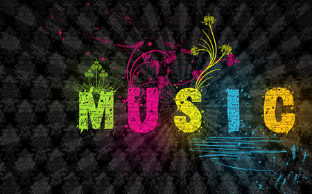 Music - music, colourful