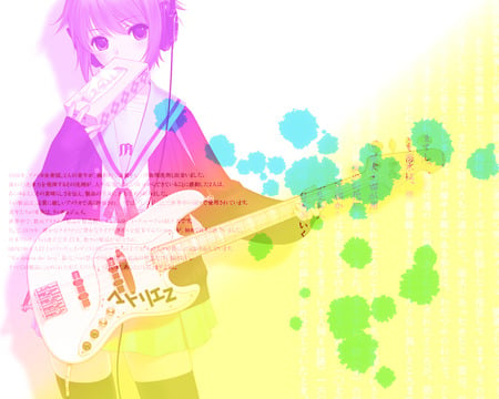 guitar nagato yuki suzumiya haruhi no yuutsu thighhighs - no, guitar, nagato, yuki, thighhighs, haruhi, suzumiya, yuutsu