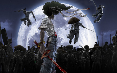 afro samurai - afro, samurai