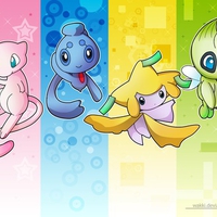 celebi jirachi mew phione