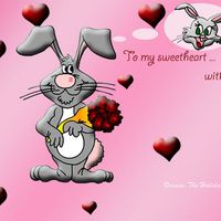 valentime day bunny