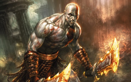 God Of War - war, kratos, god