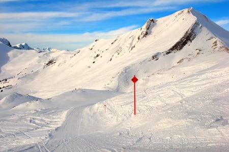 Winter Landscape II - ski route, winer, mountain