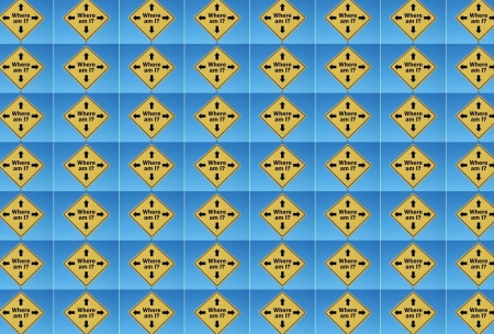 texture of confusion - confused, where, minefield, lost