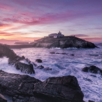 Lighthouse in Spain, Atlantic Coast