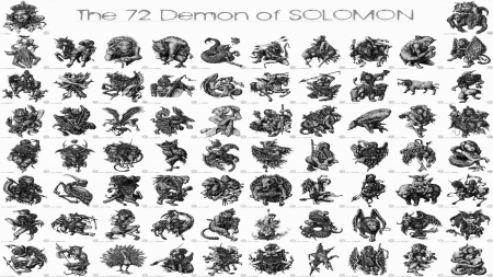 A Detailed List of all Demons and Sigils - demonology, gothic, fantasy, dark