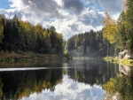 Gauja River in Latvia