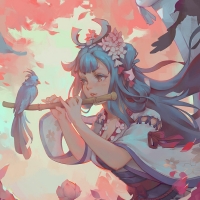 Flute singer
