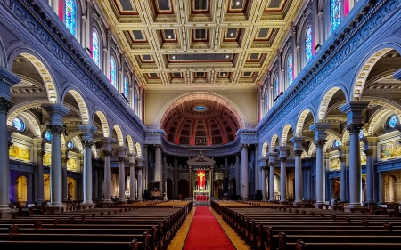 Church in California - San Francisco, inside, America, church