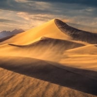 Sandstorm in Death Valley, USA