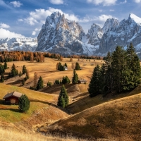 Autumn in the Dolomites, Italy