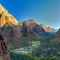 Virgin River Valley, Zion NP, Utah