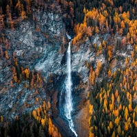 Jungfernsprung waterfall in Austria