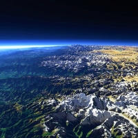 Himalayas From Space