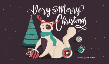 :) - craciun, pisici, christmas, vexels, cat, card