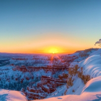 Sunrise at Bryce Canyon, Utah