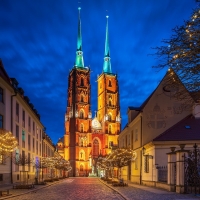 Cathedral in Wroclaw, Poland