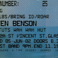Ten Benson At King Tuts Wah Wah Hut - Glasgow (June 2002)