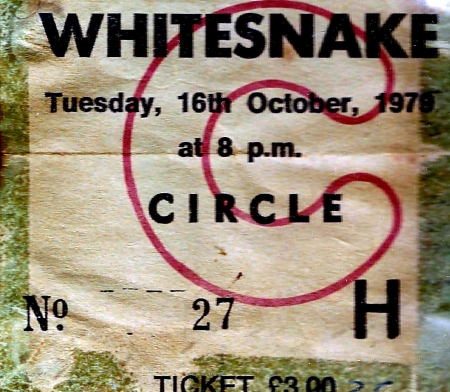 Whitesnake - Glasgow Apollo (October 1979) - Glasgow, Glasgow Apollo, Scotland, Concerts, Whitesnake