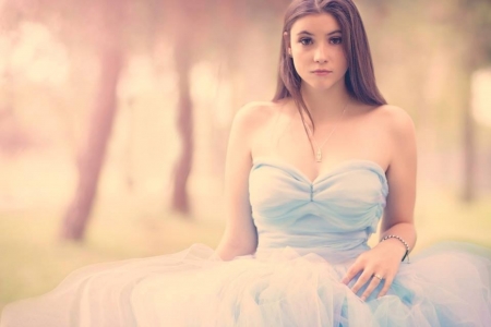 Princess in the woods - beautiful, lady, female, cute, princess, beauty