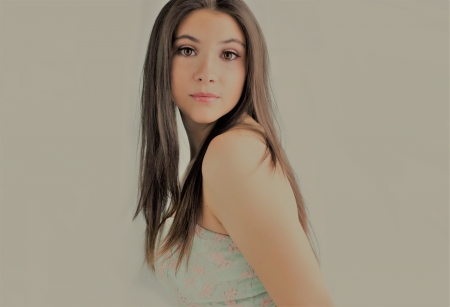 Female Beauty - lady, long hai, brunette, cute, beautiful, female, woman, beauty