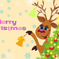 Merry Reindeer Bell Ringer