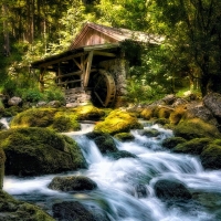 Watermill at Golling, Austria