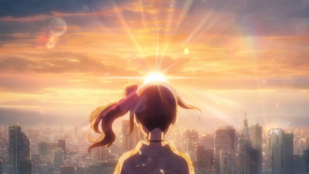 Weathering With You - girl, you, sun, weathering