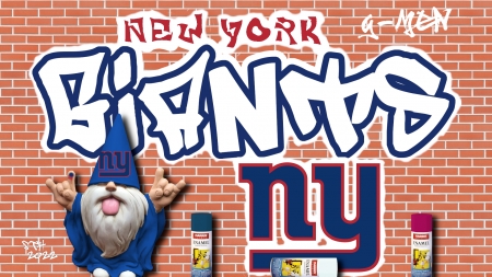 Graffiti Wizard-Giants - giants new york, new york giants, new york giants background, new york giants emblem, new york giants football, new york giants logo, new york giants wallpapper, nfl new york giants desktop background