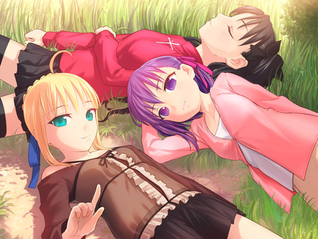 Girls of Fate Stay Night - rin, saber, anime, sakura, fate stay night