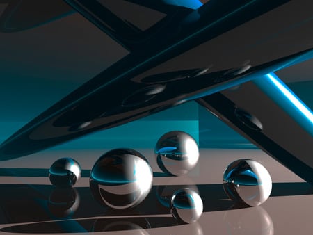 X Desk - 3d and cg, abstract