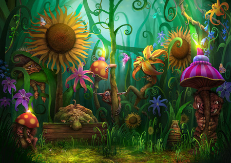 meet the imaginaries - colors, flowers, fantasy