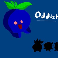 Oddish in MS Paint