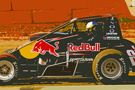 Red Bull Racing - speed, car, sponsor, racing, dirt, raceway, track