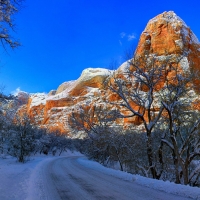 Zion NP in Early Winter, Utah