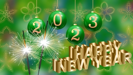 Happy New Year - Winter, 2023, New years, Celebration