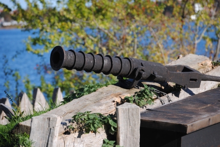 Replice canon from the middle ages - denmark, middelaldercentret, middle ages, Nykoebing F, weapon, canon