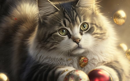 Christmas cat