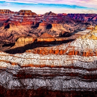 Snow In The Grand Canyon