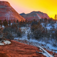 Zion NP in late autumn, Utah