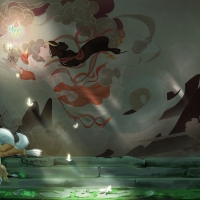 Angel and kitsune