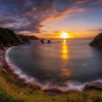 The Bay of Biscay, Asturias, Spain