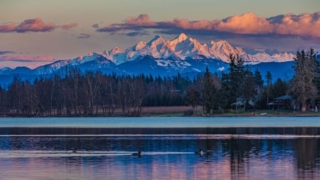 Whatcom County Washington - usk, photography, sunrise, Pacific Northwest, dawen, sunset, Washington, dusk, lake, mountains