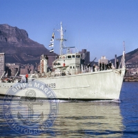 WORLD OF WARSHIPS SAS DURBAN MCM 1499  SOUTH AFRICAN NAVY