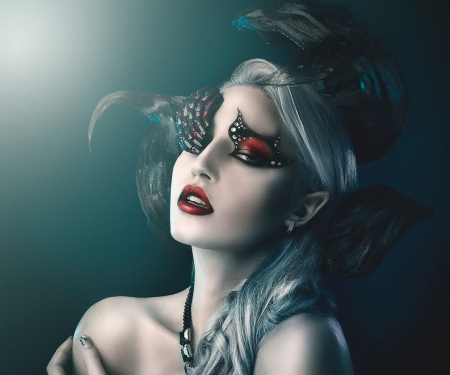 :) - rebeca saray, woman, makeup, model, face, girl