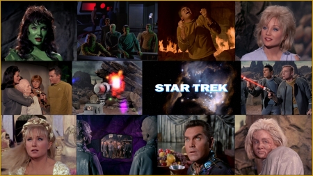 The Cage - Spock, Vina, Talosians, Star Trek, The Cage, Pike