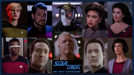 Star Trek: The Next Generation - brahams, data, leah brahms, lore, riker, star trek, the next generation