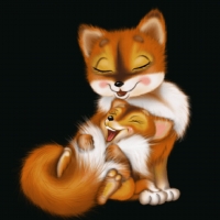 Sweet Fox and Baby