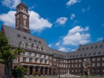 Germany_Houses_Clock_Sky_Bottrop_Tower