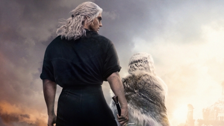 The Witcher 2019 - - the witcher, ciri, geralt, tv series, man, actor, henry cavill